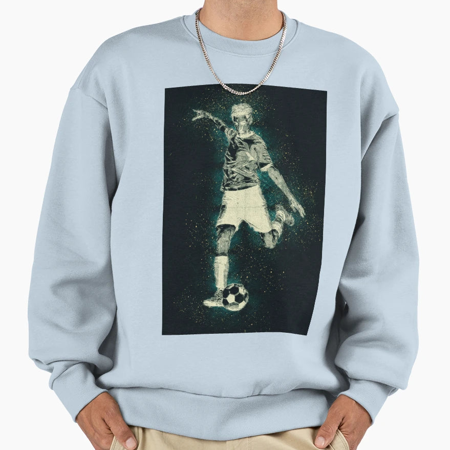 Abstract Football Player Artwork All Sweatshirt - Minimalist Print Unisex - T-Shirt, Sweatshirt, Hoodie