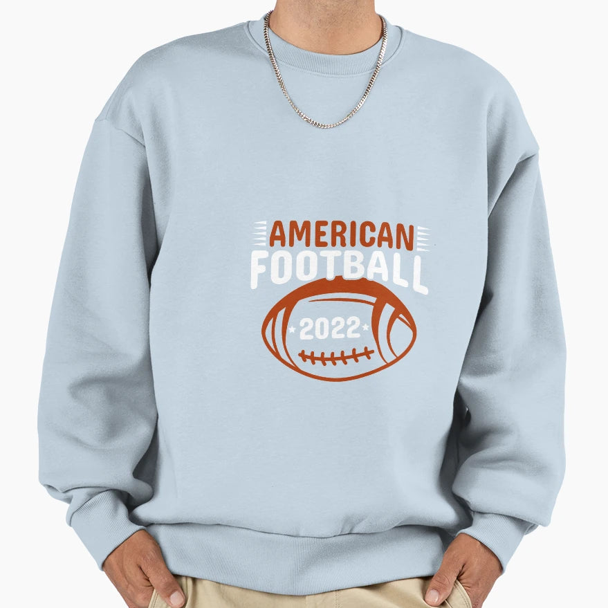 Football Lover American Football Player Sweatshirt - Unique Graphic Unisex - T-Shirt, Sweatshirt, Hoodie