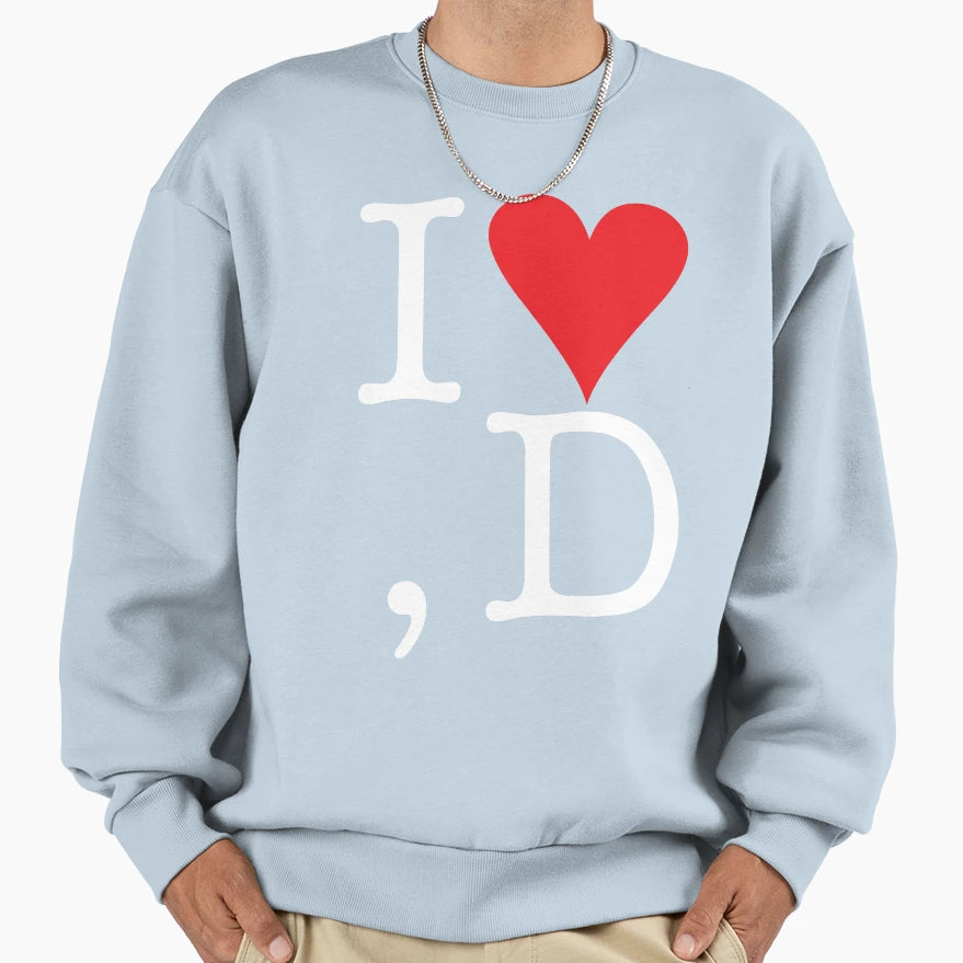 I Love Comedy V 2 Sweatshirt - Custom Art Print for Adults - T-Shirt, Sweatshirt, Hoodie