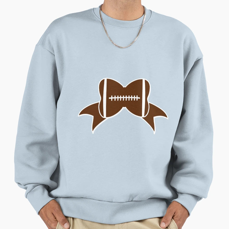 Football Bow Sports Fans Football Sweatshirt - Trendy Graphic Unisex - T-Shirt, Sweatshirt, Hoodie