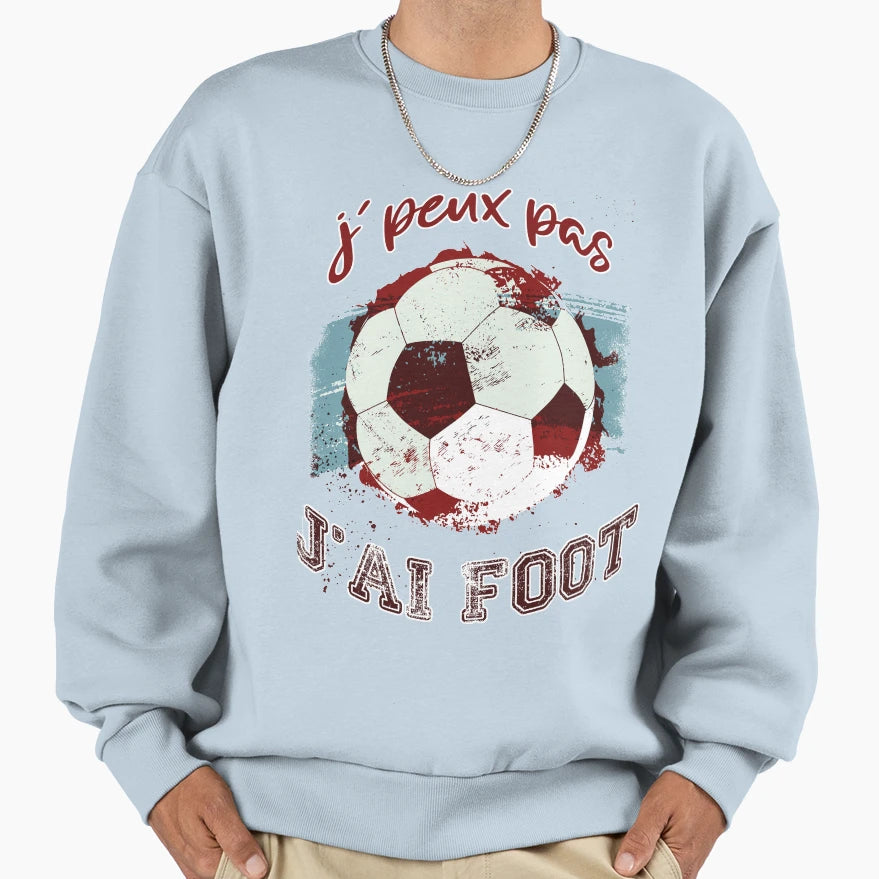 Jpeux Jai Foot 100 Cotton Dad Gift T-Shirt - Novelty Apparel for Adults - T-Shirt, Sweatshirt, Hoodie