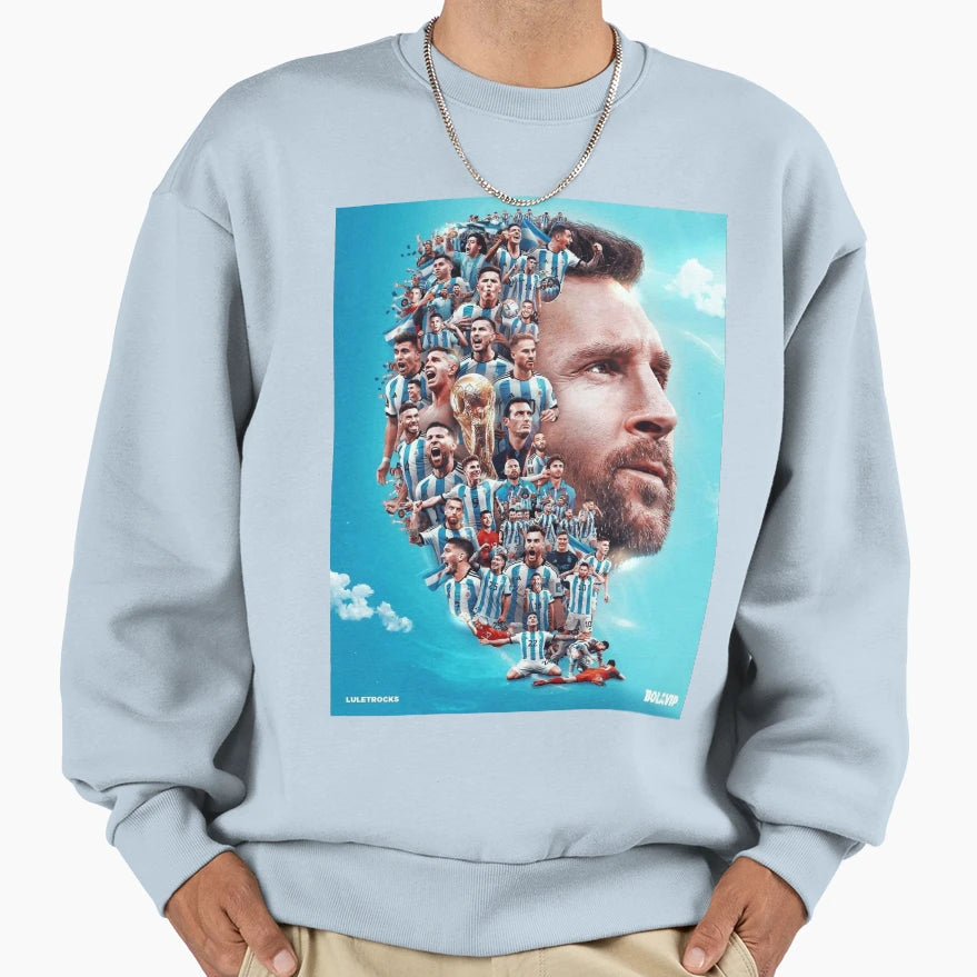Soccer World Cup Sweatshirt - Minimalist Print for Adults - T-Shirt, Sweatshirt, Hoodie