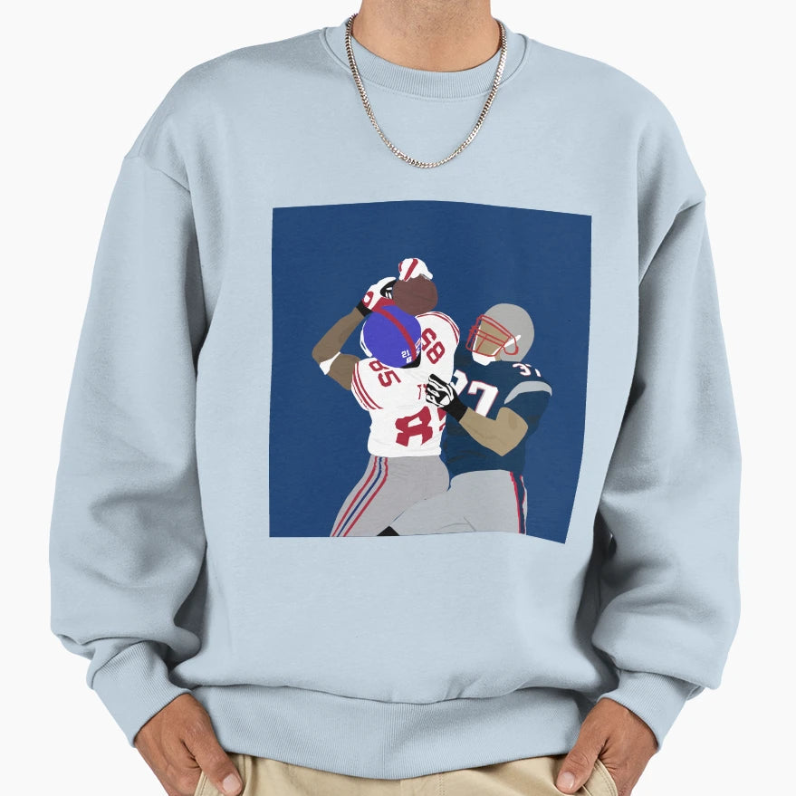 Helmet Catch Sweatshirt - Novelty Apparel Men Women - T-Shirt, Sweatshirt, Hoodie