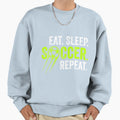 Eat Sleep Soccer Repeat Funny Sports Ball T-Shirt - Novelty Apparel Unisex - T-Shirt, Sweatshirt, Hoodie