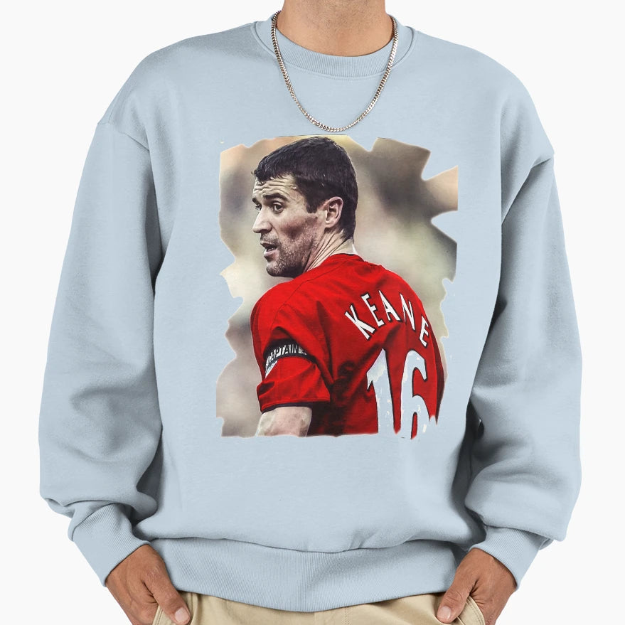 Roy Keane Sweatshirt - Minimalist Print for Adults - T-Shirt, Sweatshirt, Hoodie