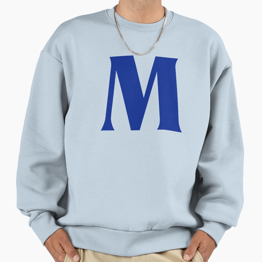 Letter M Sweatshirt - Novelty Apparel for Adults - T-Shirt, Sweatshirt, Hoodie