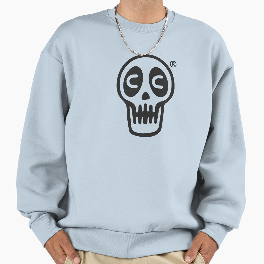 Capshape Skull Sweatshirt - Novelty Apparel Men Women - T-Shirt, Sweatshirt, Hoodie