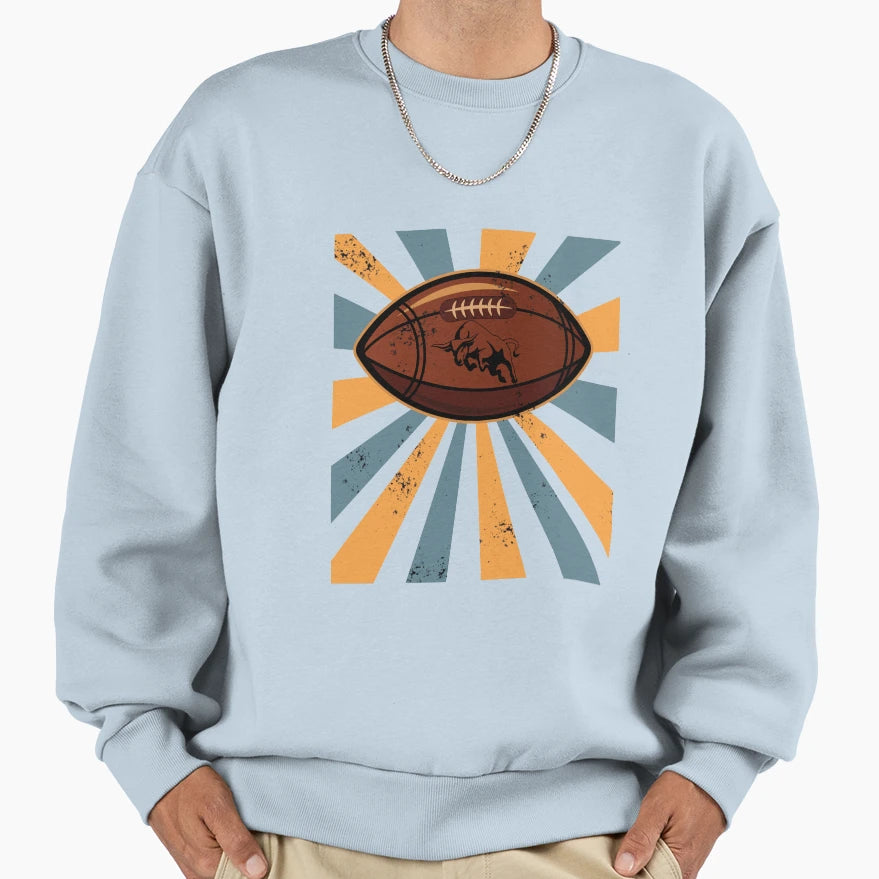 Football Sweatshirt - Trendy Graphic Men Women - T-Shirt, Sweatshirt, Hoodie