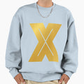 X Letter Golden Initials Serie Sweatshirt - Streetwear Style Unisex - T-Shirt, Sweatshirt, Hoodie