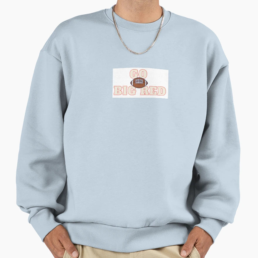 Go Big Red Sweatshirt - Unique Graphic Men Women - T-Shirt, Sweatshirt, Hoodie