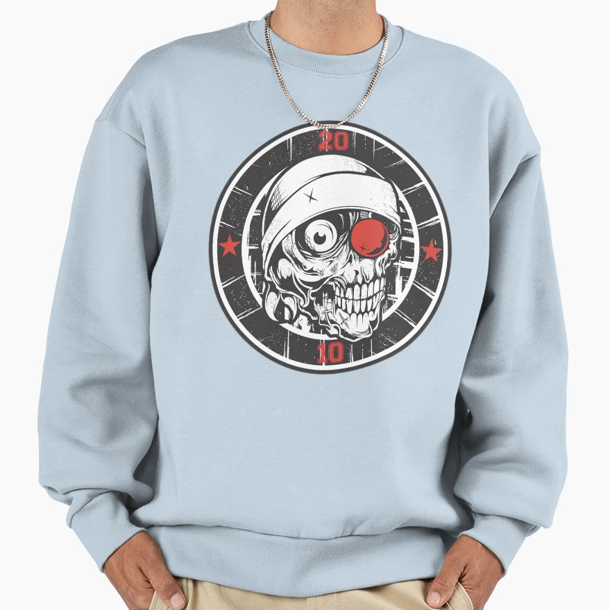 Skull Clown Sweatshirt - Casual Everyday Wear for Adults - T-Shirt, Sweatshirt, Hoodie