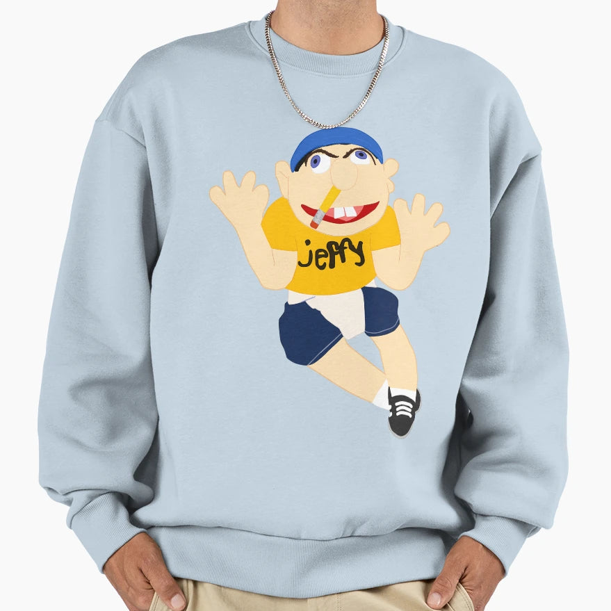 Jeffy Puppet Sml Sweatshirt - Trendy Graphic Men Women - T-Shirt, Sweatshirt, Hoodie