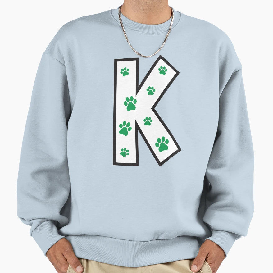 Paw Alphabet Sweatshirt - Unique Graphic Men Women - T-Shirt, Sweatshirt, Hoodie