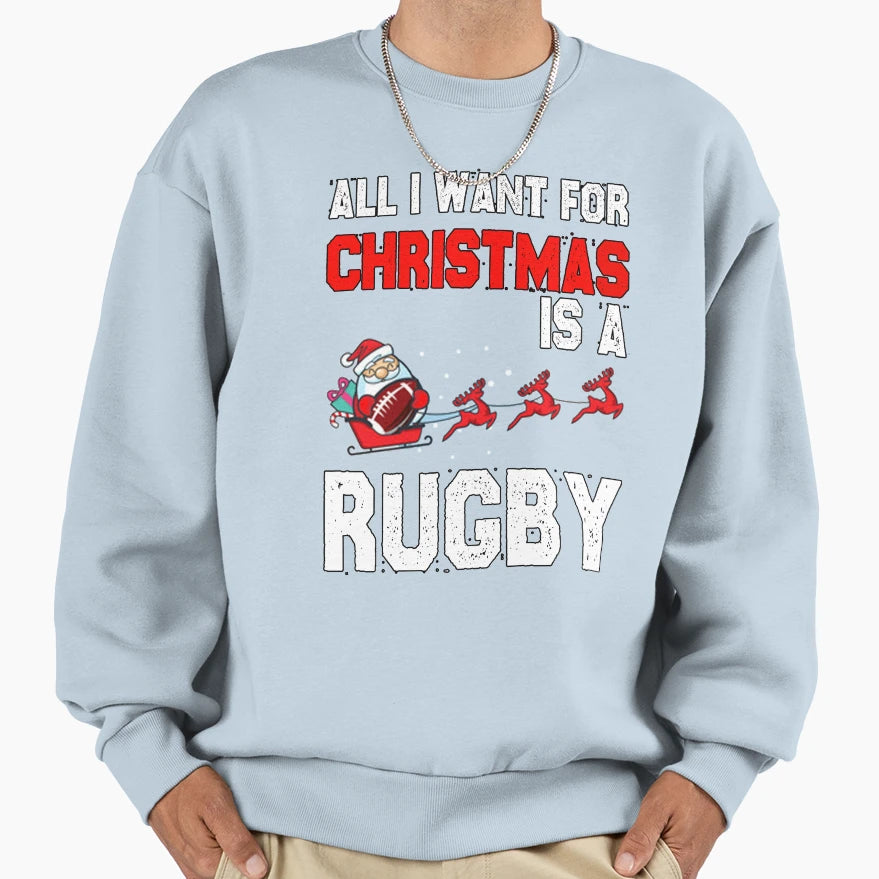 Funny Rugby Gift Sarcastic Offended Sweatshirt - Unique Graphic Unisex - T-Shirt, Sweatshirt, Hoodie