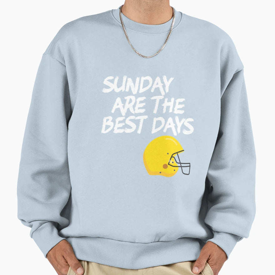 American Football Sunday Are Best Sweatshirt - Trendy Graphic Men Women - T-Shirt, Sweatshirt, Hoodie