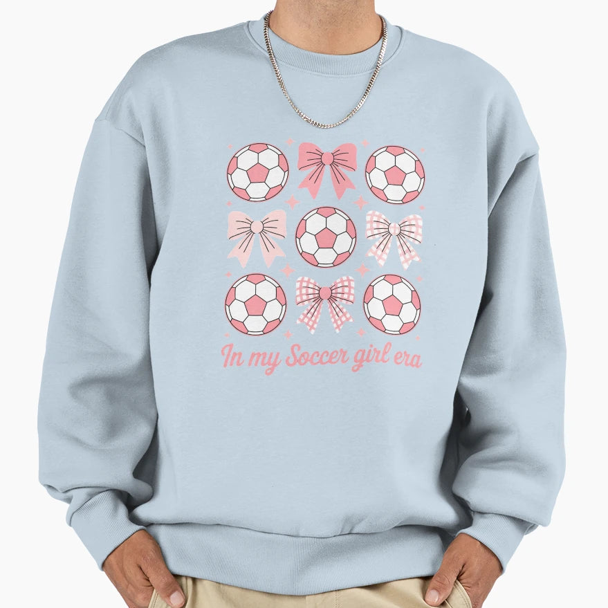 Soccer Bow Sweatshirt - Casual Everyday Wear Men Women - T-Shirt, Sweatshirt, Hoodie