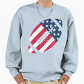 Football American Flag Sweatshirt - Fun Novelty Design Unisex - T-Shirt, Sweatshirt, Hoodie