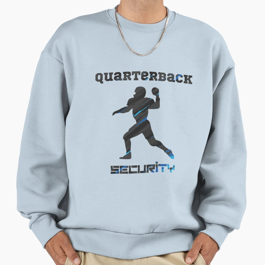 Quarterback Security Sweatshirt - Minimalist Print for Adults - T-Shirt, Sweatshirt, Hoodie