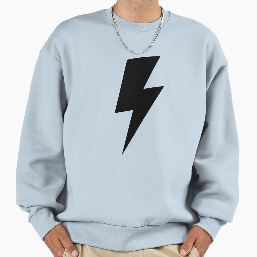 Lightning Bolt Sweatshirt - Trendy Graphic Men Women - T-Shirt, Sweatshirt, Hoodie
