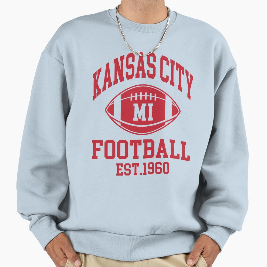 Kansas City Football Supporters Sweatshirt - Casual Everyday Wear Unisex - T-Shirt, Sweatshirt, Hoodie