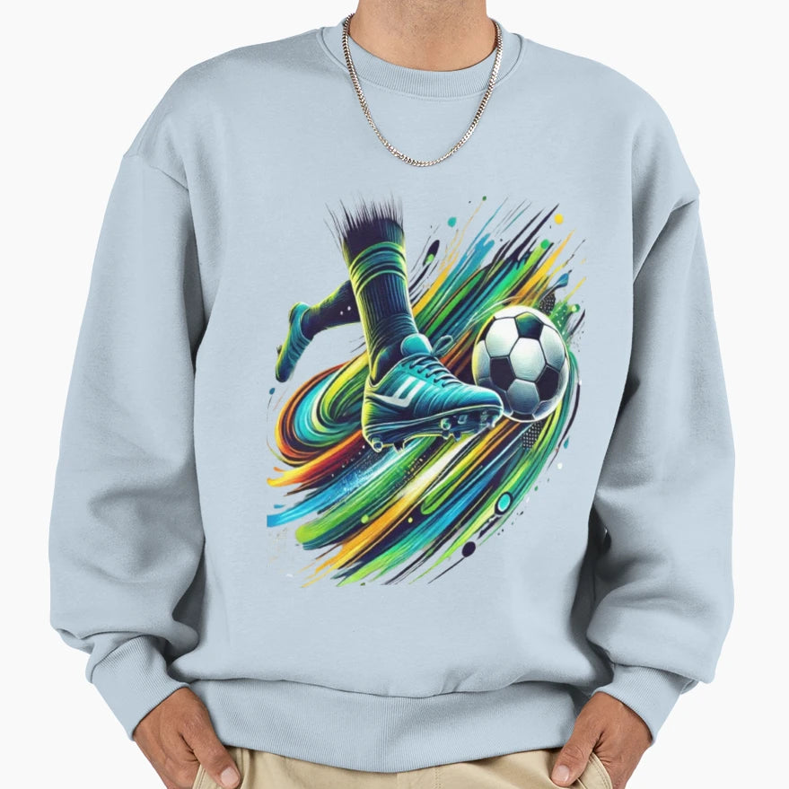 Soccer Sweatshirt - Custom Art Print for Adults - T-Shirt, Sweatshirt, Hoodie