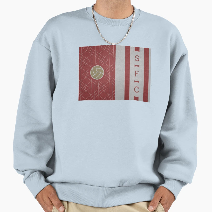 Sevillian Soccer Sweatshirt - Aesthetic Graphic for Adults - T-Shirt, Sweatshirt, Hoodie