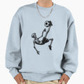 Scary Zombie Soccer Sweatshirt - Minimalist Print for Adults - T-Shirt, Sweatshirt, Hoodie