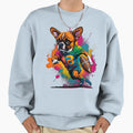 Boxer Dog Playing American Football Sweatshirt - Minimalist Print Men Women - T-Shirt, Sweatshirt, Hoodie