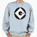 Minions Gru Big Center Chest Logo Sweatshirt - Trendy Graphic Unisex - T-Shirt, Sweatshirt, Hoodie