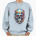 Skull Headphones Sweatshirt - Graphic Print for Adults - T-Shirt, Sweatshirt, Hoodie