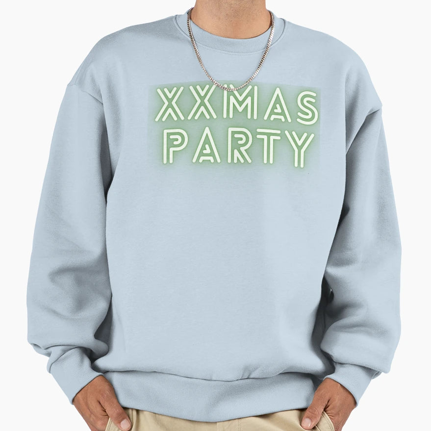 Awesome Xxmas Party Pattern Sweatshirt - Trendy Graphic for Adults - T-Shirt, Sweatshirt, Hoodie