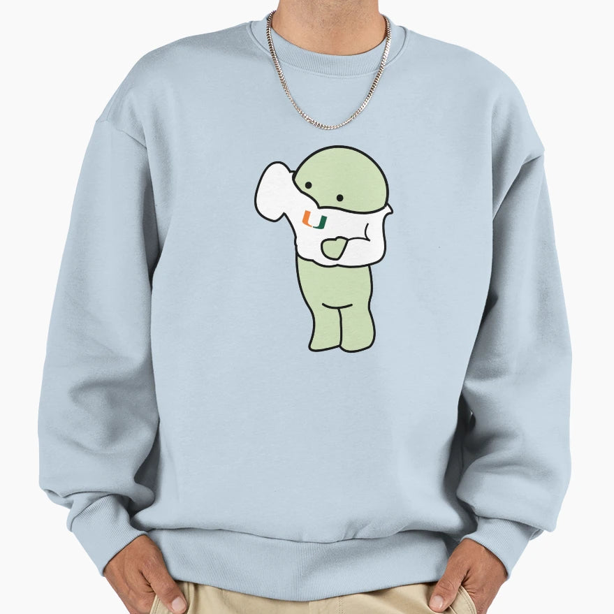 U Miami Smiski Sweatshirt - Unique Graphic Unisex - T-Shirt, Sweatshirt, Hoodie