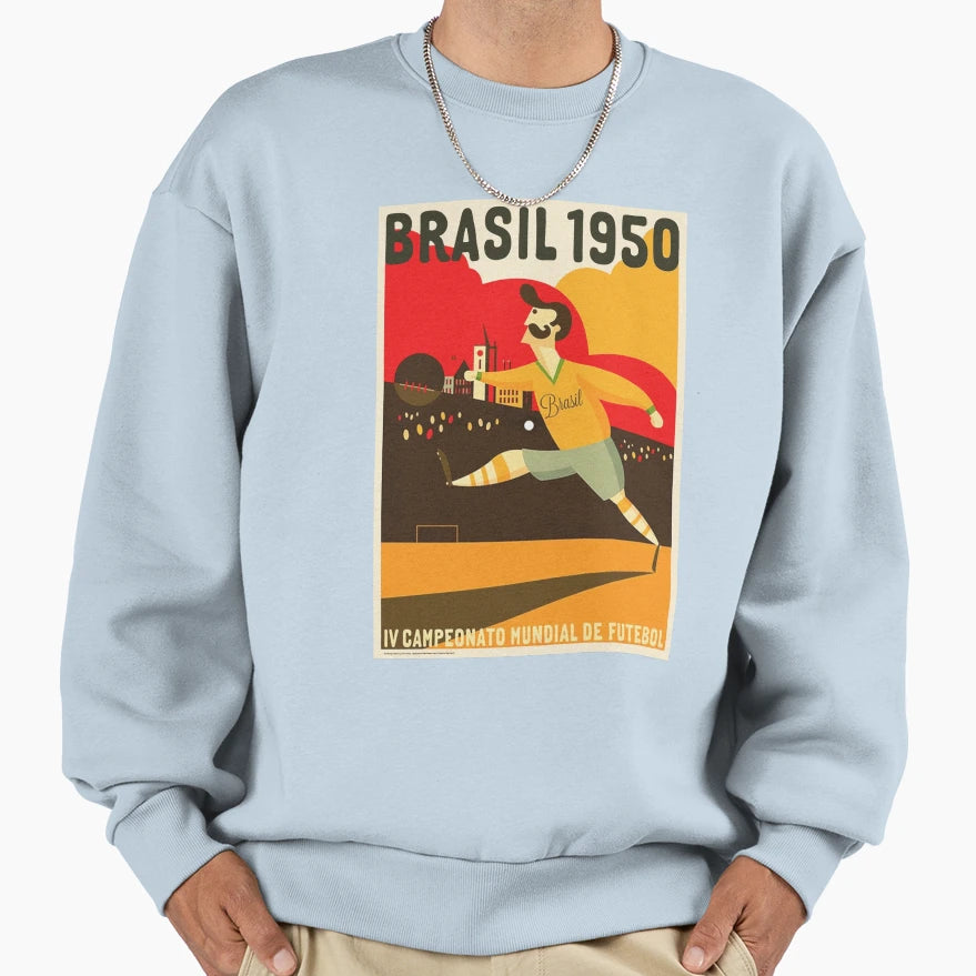 Brasil 1950 World Cup6 Sweatshirt - Streetwear Style Men Women - T-Shirt, Sweatshirt, Hoodie