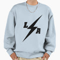 La Lightning Bolt Sweatshirt - Trendy Graphic for Adults - T-Shirt, Sweatshirt, Hoodie