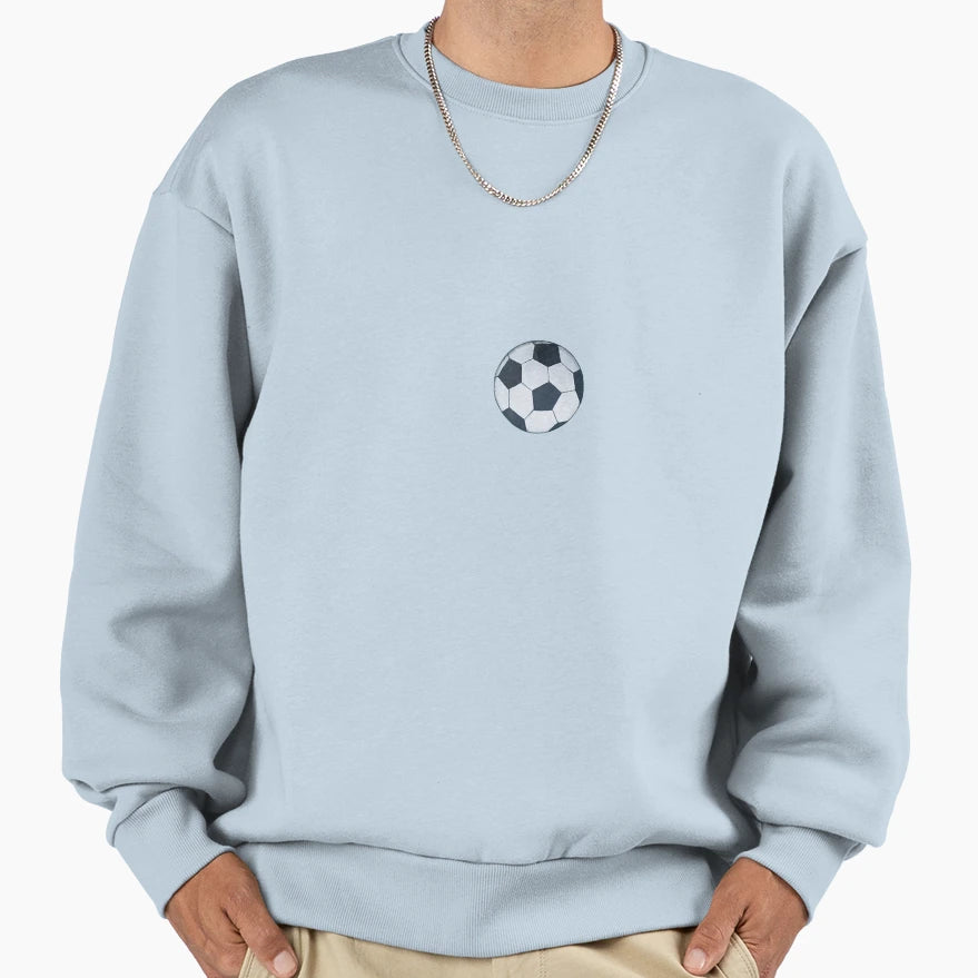 Hand Painted Soccer Ball Art Sweatshirt - Custom Art Print for Adults - T-Shirt, Sweatshirt, Hoodie