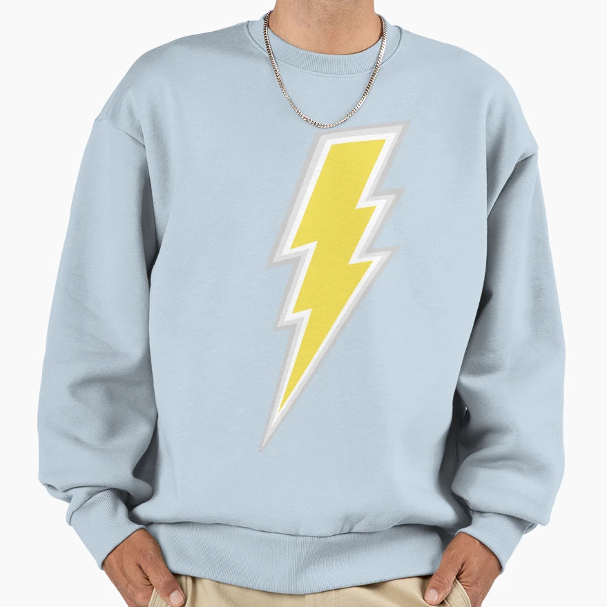 Illuminating Lightning Bolt Sweatshirt - Trendy Graphic Unisex - T-Shirt, Sweatshirt, Hoodie