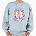Floral Q Sweatshirt - Casual Everyday Wear for Adults - T-Shirt, Sweatshirt, Hoodie