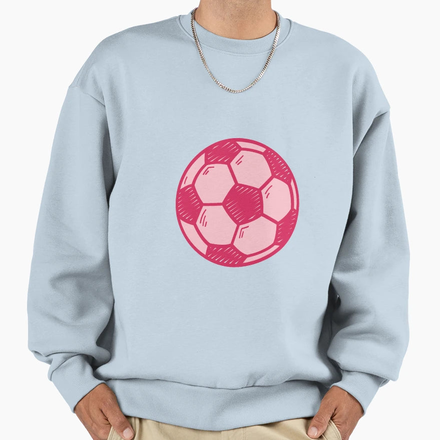 Soccer Ball Sweatshirt - Trendy Graphic Unisex - T-Shirt, Sweatshirt, Hoodie