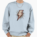 Baseball Lightning Sweatshirt - Trendy Graphic Unisex - T-Shirt, Sweatshirt, Hoodie