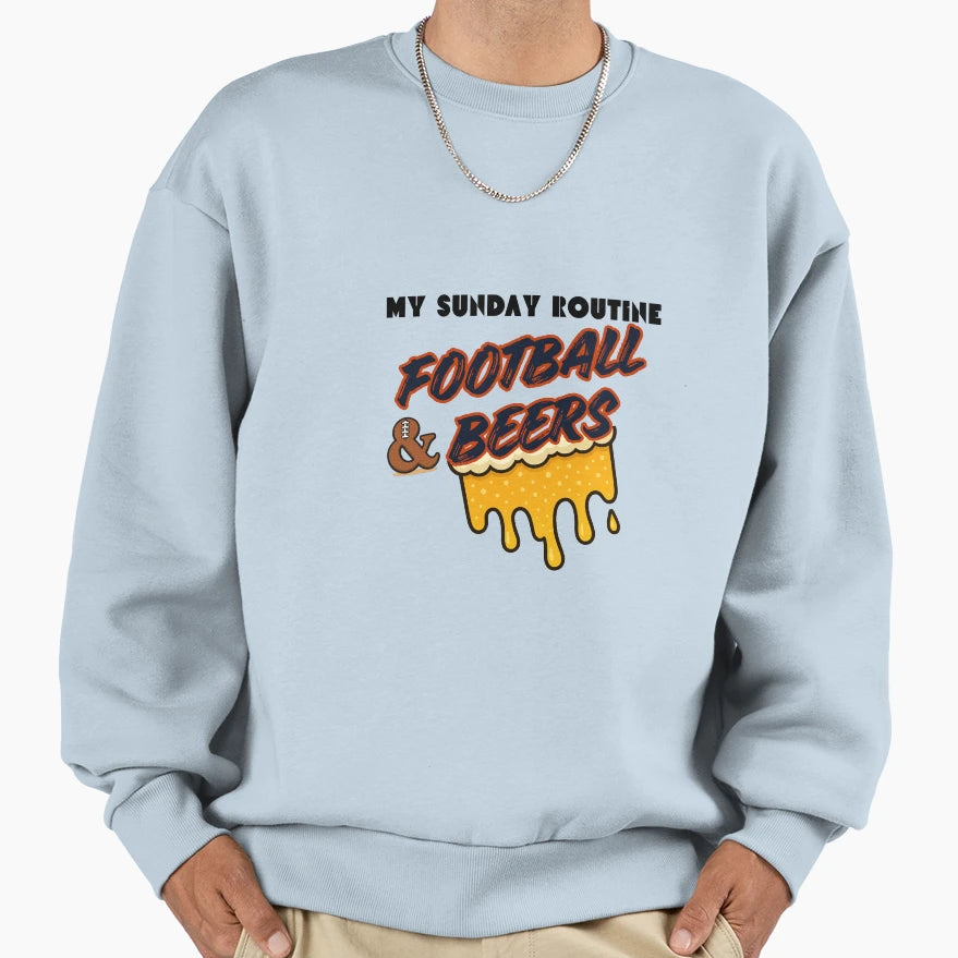 Chicago Bears Sunday Football Sweatshirt - Casual Everyday Wear Men Women - T-Shirt, Sweatshirt, Hoodie
