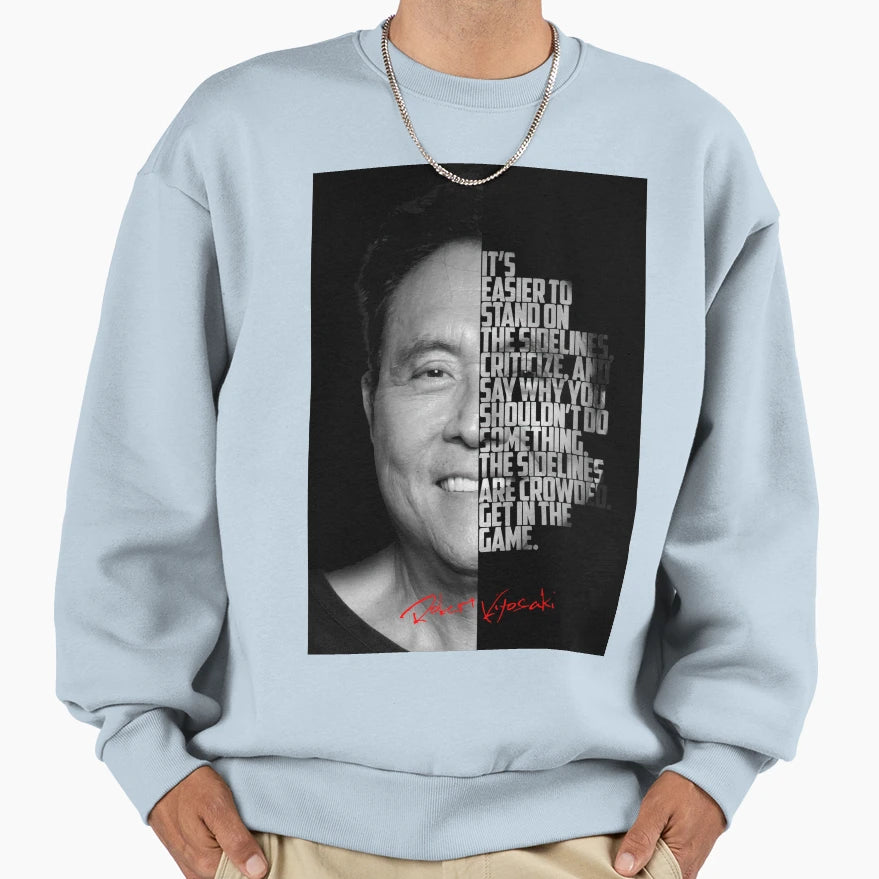 Black And White Robert Sweatshirt - Casual Everyday Wear Men Women - T-Shirt, Sweatshirt, Hoodie