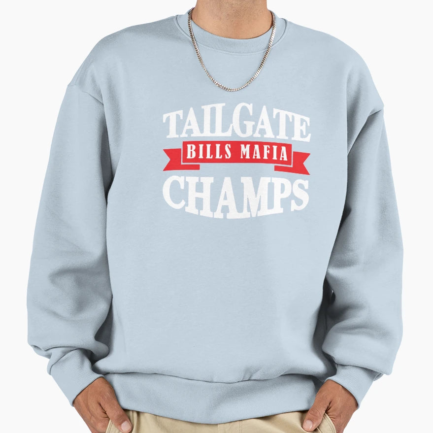 Tailgate Champions Sweatshirt - Novelty Apparel for Adults - T-Shirt, Sweatshirt, Hoodie