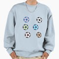 Soccer Ball Sweatshirt - Trendy Graphic Unisex - T-Shirt, Sweatshirt, Hoodie