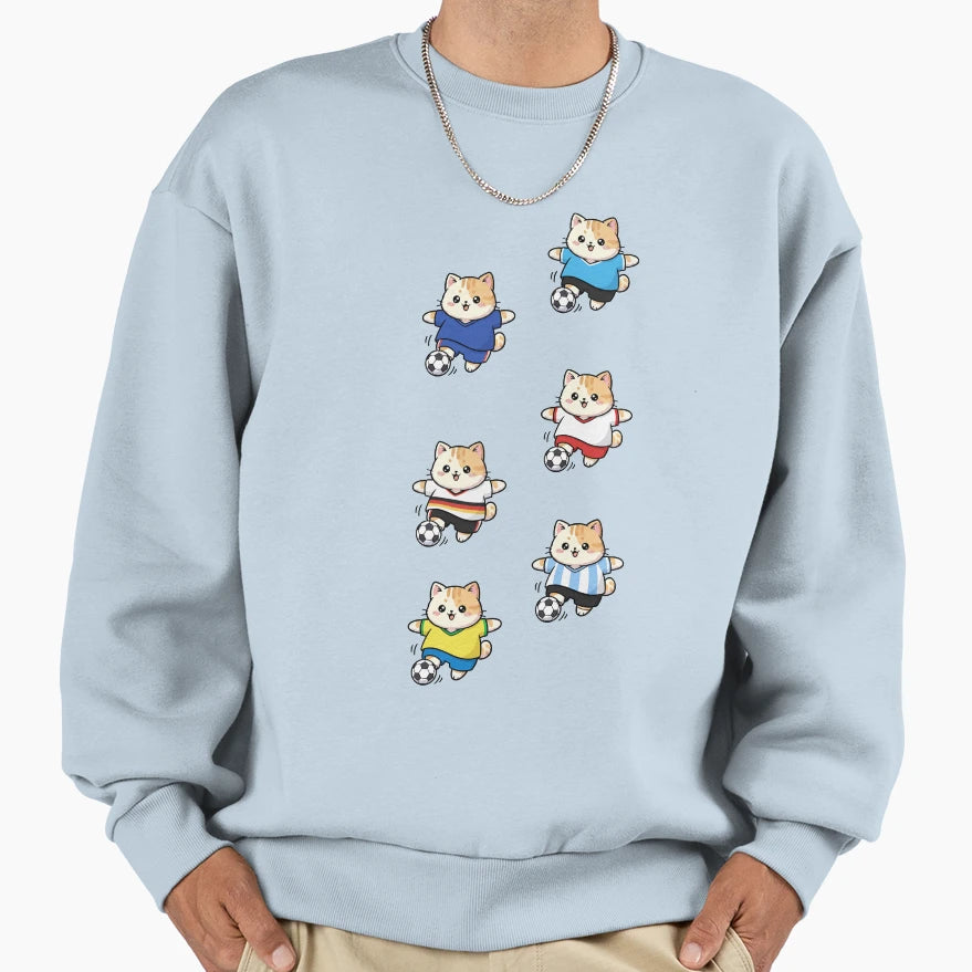 Kawaii Goal Fever Pack 6 Soccer Sweatshirt - Casual Everyday Wear Unisex - T-Shirt, Sweatshirt, Hoodie