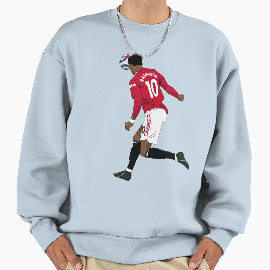 Marcus Rashford Header Sweatshirt - Streetwear Style for Adults - T-Shirt, Sweatshirt, Hoodie
