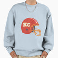 Chiefs Helmet Sweatshirt - Casual Everyday Wear Unisex - T-Shirt, Sweatshirt, Hoodie