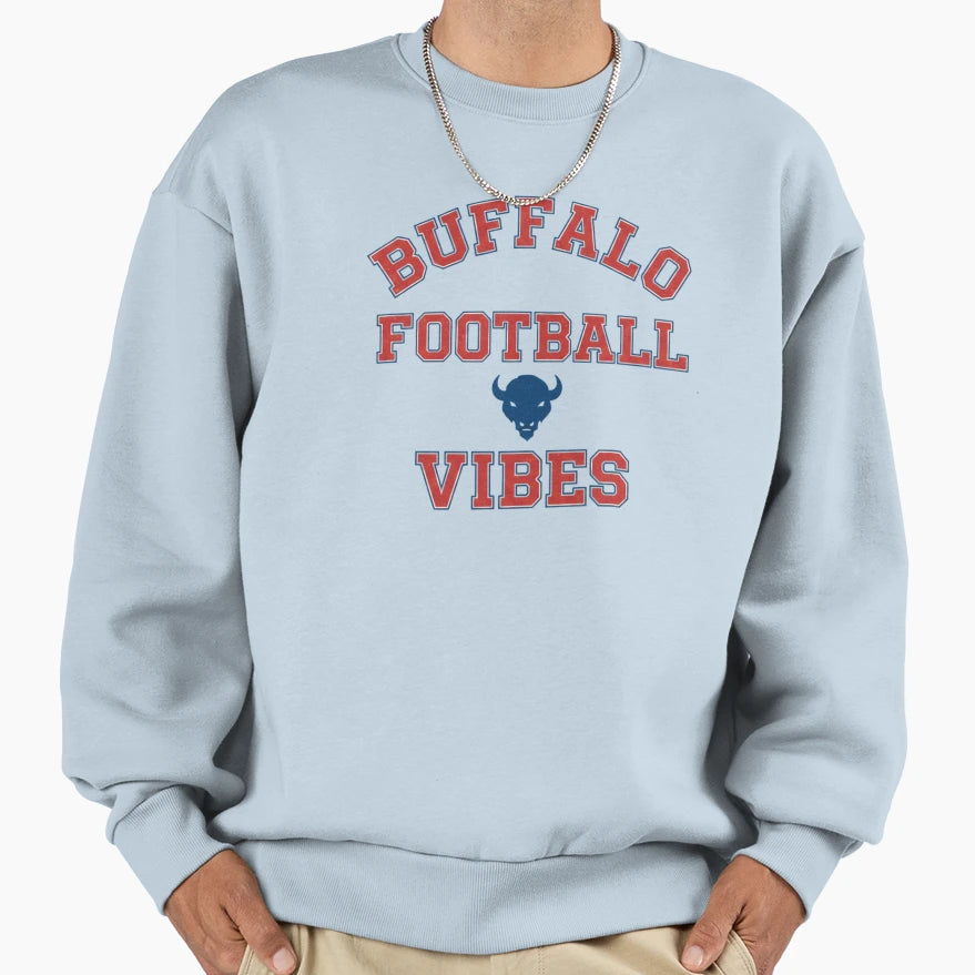 Buffalo Football Vibes T-Shirt - Trendy Graphic Unisex - T-Shirt, Sweatshirt, Hoodie