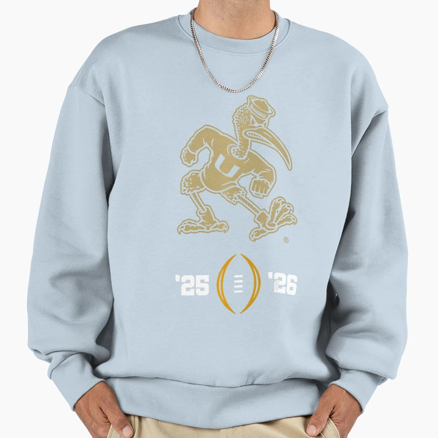 Miami Hurricanes 2025 26 College Sweatshirt - Aesthetic Graphic Men Women - T-Shirt, Sweatshirt, Hoodie