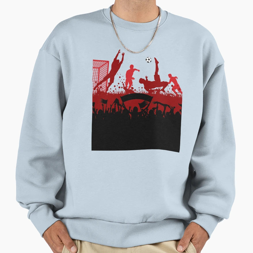 Soccer Players Play Sweatshirt - Casual Everyday Wear Unisex - T-Shirt, Sweatshirt, Hoodie