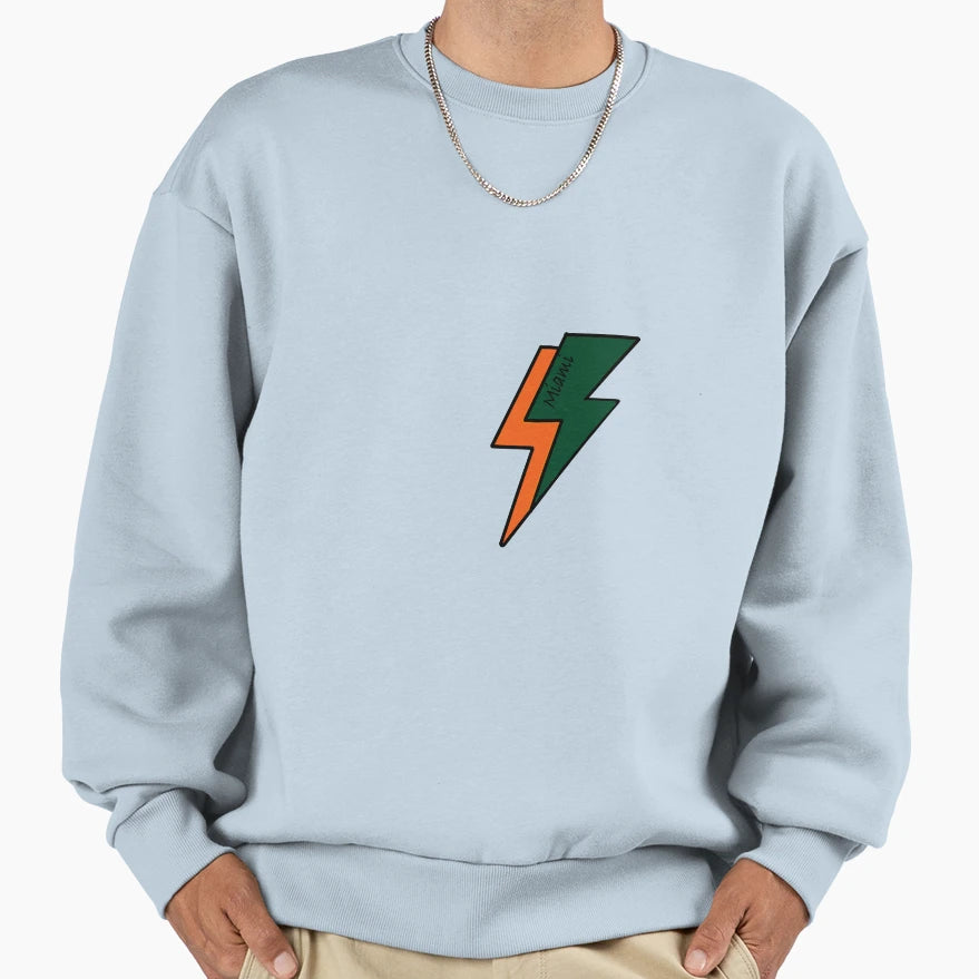 Umiami Bolt Sweatshirt - Novelty Apparel Unisex - T-Shirt, Sweatshirt, Hoodie